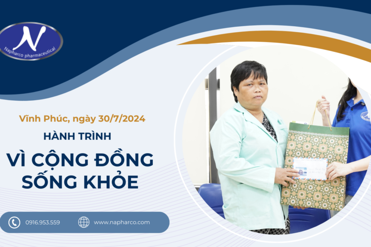 Chương trình thiện nguyện “Vì cộng đồng sống khỏe” tại Vĩnh Phúc