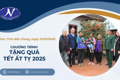 Chương trình “Vì cộng đồng sống khỏe – Tặng quà Tết Ất Tỵ 2025″